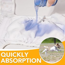 XPCARE XPCARE Dog Diapers Female (4 Pack) - Washable Reusable Female Dog Diapers - Highly Absorbent Puppy Diapers for Dogs in Heat, Incontinence, or Excitable Urination (X-Small)