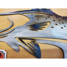 Decor Sea Trout metal wall art plasma cut decor weakfish speckled spotted