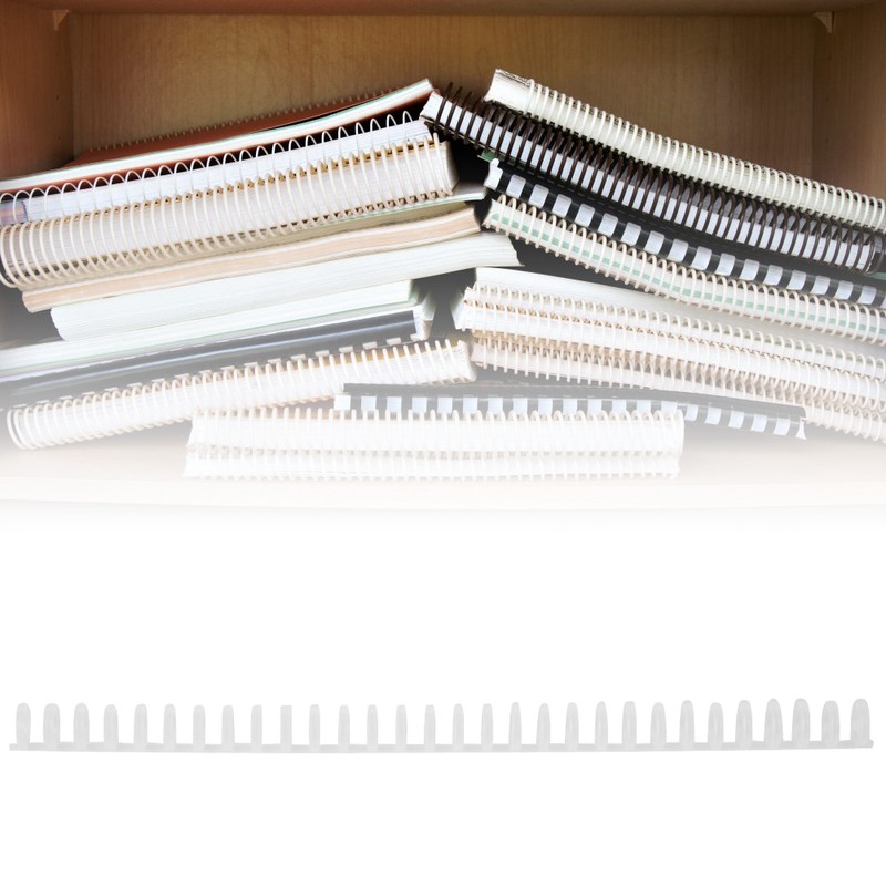 10PCs 30-Hole Binding Strip Office Supplies Environmental Craft Accessory Paper