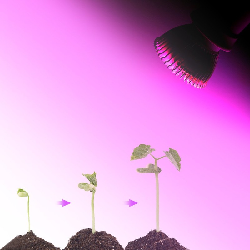 Zerone LED Grow Light Bulb, Plant Flower Hydroponic Bulb Full
