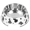 Dog Food and Water Bowl AntiSlip Base Stainless Steel Pet