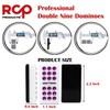 RCP PRODUCTS Dominos Set for Adults – Professional Double 9