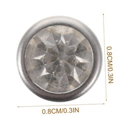 Operitacx 100pcs Decorative Rivets for DIY Projects Bag Rivets Fixing Leather Craft Safe Smooth for Use