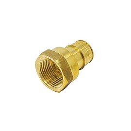 Libra Supply 1 inch Expansion PEX A Copper Female Adapter, 1'' PEX A x FIP, (Click in for more size options), 1-inch Pipe Fitting Plumbing Supply