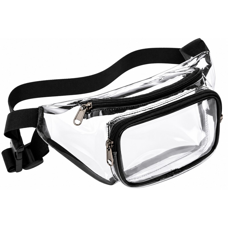Transparent Waist Bag Clear Sling Belt Bag – PVC Crossbody