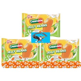Orange Creamsicle Jelly Beans 36oz Bulk Easter Basket Candy Gifts Egg Fillers - Includes PITCHING PIGEON Brand Magnet