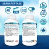 Bio Absorb Nutraceuticals Serrapeptase Enzyme, High Potency 120000 Units (SPU),