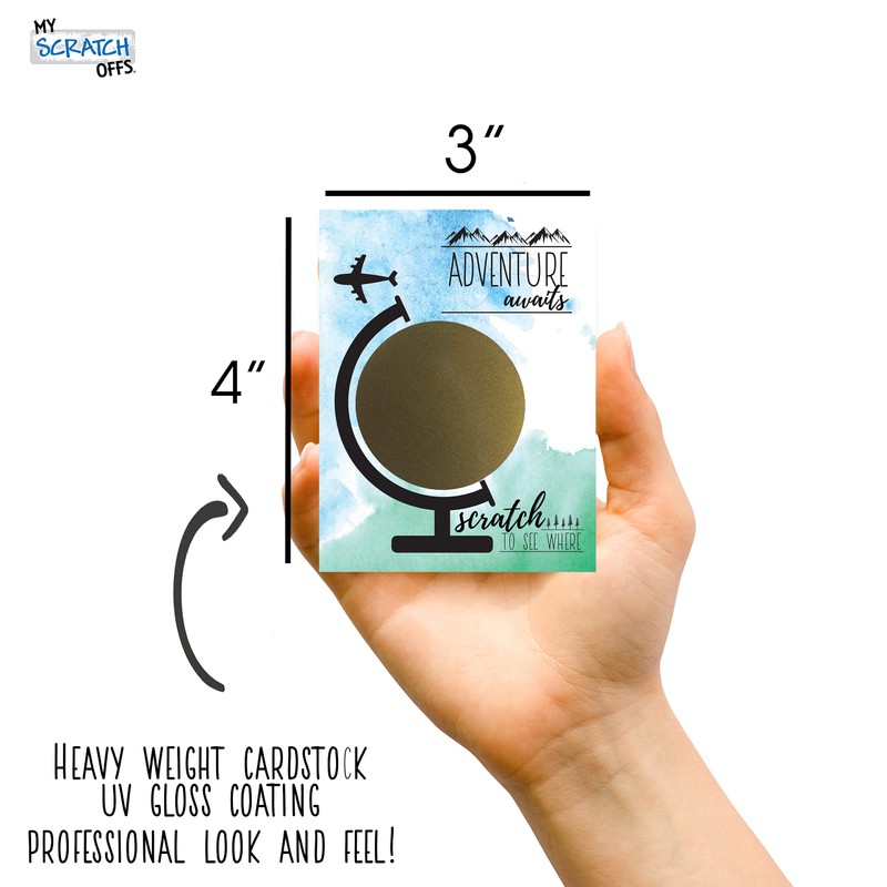 Make Your Own DIY Scratch Off ScratchNotes 20 Pack 3x4