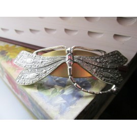 Dragonfly Hair Clips Barrettes Dragonfly Bridal Wedding Barrette for Thick Hair Nature Theme Angelina Verbuni Designer