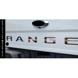 AUTOCARIMAGE Tailgate raised reflective letters compatible with NEW RANGER 2024 25 VINTAGE