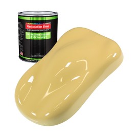 Restoration Shop - Springtime Yellow Low VOC Urethane Basecoat Auto Paint - Quart Paint Color Only - Professional High Gloss Automotive, Car, Truck Refinish Coating