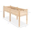 Best Choice Products Best Choice Products 72x23x30in Raised Garden Bed,