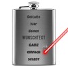 PR Print Royal Stainless Steel Hip Flask with Engraving -