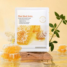 12pcs Moisturising Sheet Face Mask, Sheet Masks Multipack for Purely Natural Plant and Fruit Organic Extracts Moisturizing Repairing, Face Masks Skincare Sheet with Firming Brightening