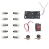 OZXNO 1set Electrical Circuit Experiment Kit Black DIY Physics Electric
