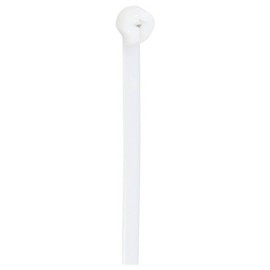 TRU COMPONENTS TC-12814160 Cable Ties 370 mm 4.8 mm Natural with Metal Tongue Chemical Resistance Pack of 100