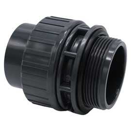 PVC Connector with Screw Connection and O-Ring | 50 mm x 1 ½ Inch | BM163