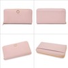 JILLSTUART JSLW0DT1 Long Wallet, Cowhide Leather, Round Zipper, Charm, Coin