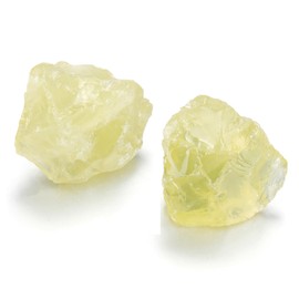 CrystalTears Citrine Crystal Stone, Large 4.5-5.5cm Raw Yellow Citrine Quartz Crystals Stone for Wealth, Joy, Hope - Rough Healing Gemstone for Reiki Healing, Meditation, Decor,Crystal Gifts-2pcs