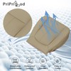 Priprilod Tan Leather Passenger Side Bottom Replacement Seat Cover Compatible