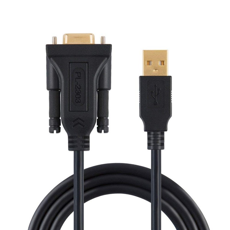 CableCreation USB to RS232 Serial Adapter with PL2303 Chipset, 10