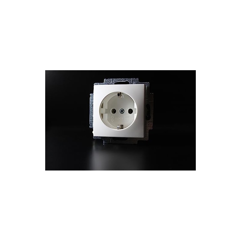 Busch-Jaeger Schuko Balance SI Socket Insert Alpine White