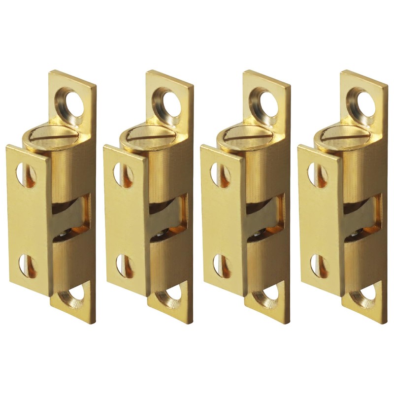 AKVIBG 4 Pack Ball Tension Roller Catch Latch, Brass Solid