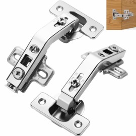 135 Degree Corner Hinges Kitchen Cabinet Hinges Cupboard Hinges for Cabinet Door Hinges Band Screw (2 Pack)