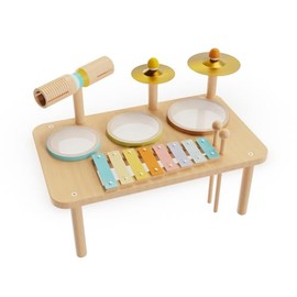 Wooden Musical Instrument Set for Toddlers - Montessori Toy for Boys Girls Ages 3+, Birthday Gift & Early Learning Musical Toy