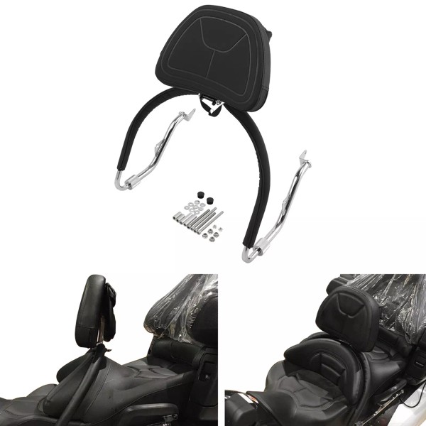 TCMT Driver Sissy Bar Backrest Pad Fit For Honda Goldwing