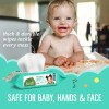 Seventh Generation Baby Wipes Unscented 64 Count Gentle Hypoallergenic Care