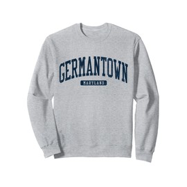 Germantown Maryland MD College University Style Blue Sweatshirt
