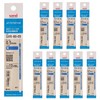 Mitsubishi Pencil SXR8005K.33 10P Ballpoint Pen Refill, Jet Stream Multi-Color