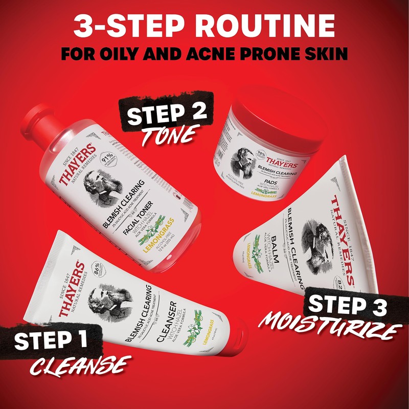 THAYERS Witch Hazel Blemish Cleanser, 4 Ounce