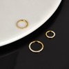 Lantine 16g 18g Septum Piercing 14K Gold/14K White Gold Hinged