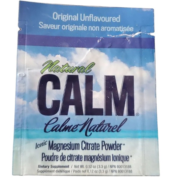 Natural Calm Magnesium Citrate Powder, 1 Serving SAMPLE, Unflavoured
