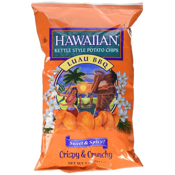 Hawaiian Luau Bbq Crispy & Crunchy Sweet & Spicy Kettle Style Potato Chips