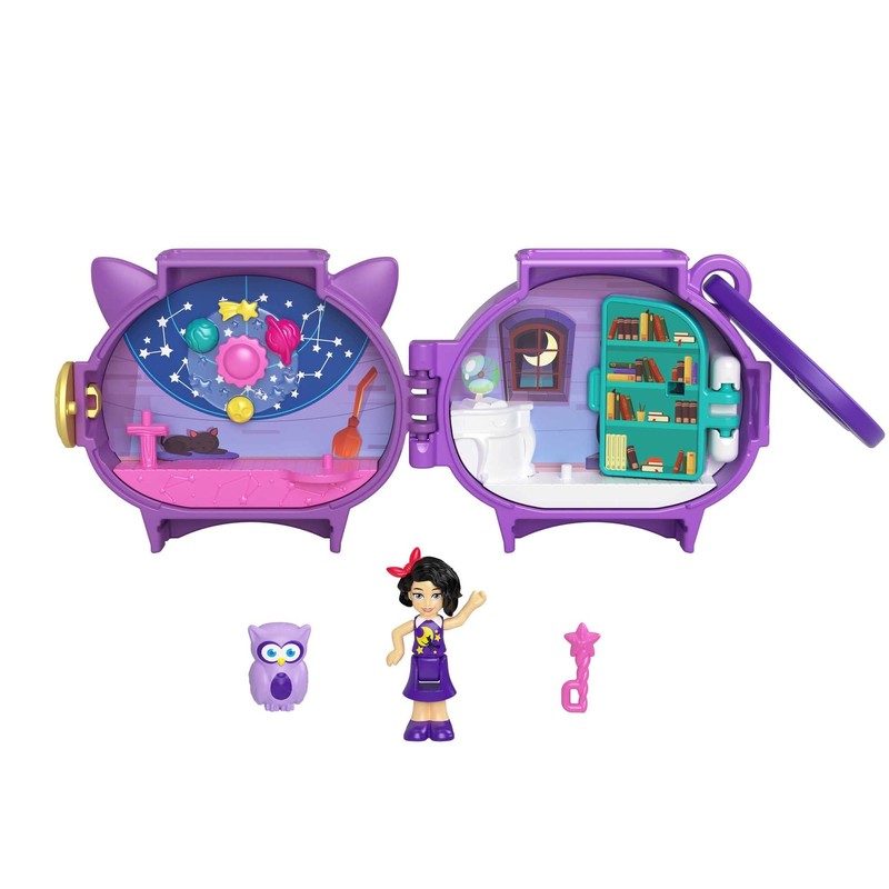 Mattel Polly Pocket Pet Connects - Unicorn Micro Playset -