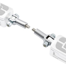 TCMT Chrome Foot Peg Supports Mounts Clevis Kits Fits For Harley Softail Standard Softail Springer Deuce Heritage Softail Classic Fatboy 2000-2006