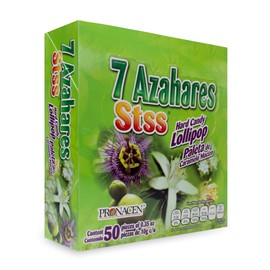 Paletas 7 Azahares Exhibidor 50 piezas PRONACEN