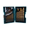 Makita B-67795 19 Piece HSS-TiN Drill Bit Set