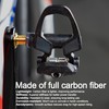 Thinvik Full Carbon Ti Bike Clipless Pedals for Shimano SPD-SL