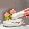 Dual Purpose Creative Cute Flower PP Soap Box for Bathroom