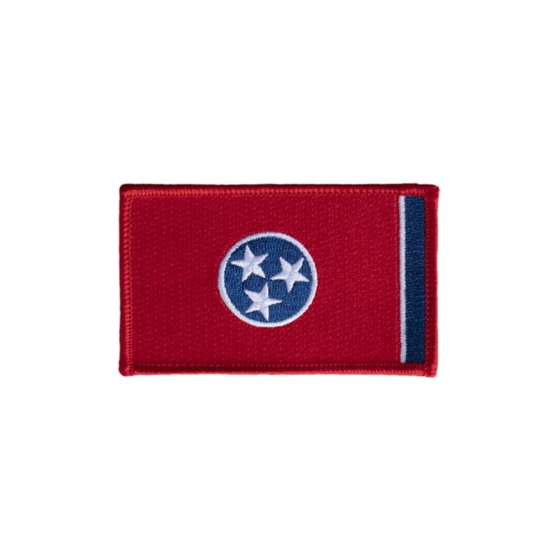 Patchtown Tennessee State Flag Full Color Patch 3.375" x 2"