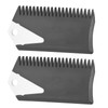 HilBeliFU 2Pcs Surfboard Wax Comb, PVC Surfboard Wax Scraper with