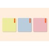 wemo Pad Type Ver. 2 Reusable Sticky Notes, Pastel Pink