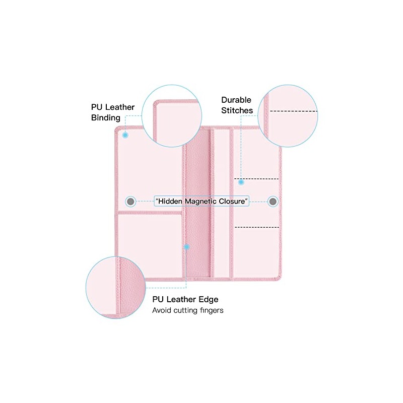 Valardoh Premium Car Document Holder in Pink