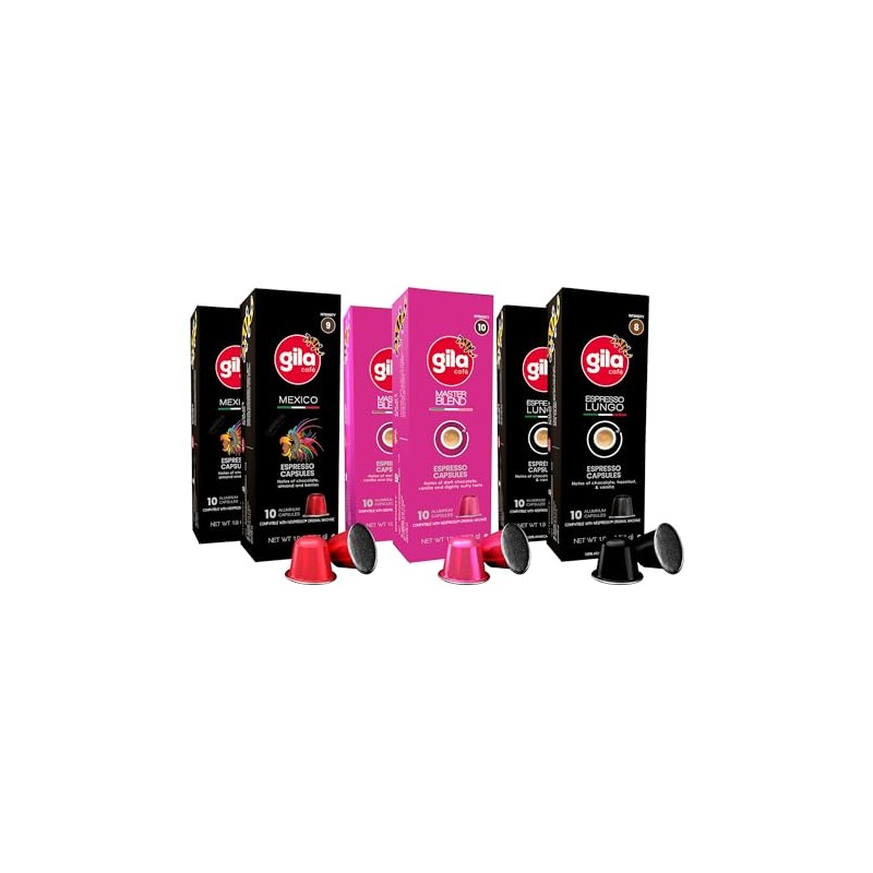 GILA CAFÉ ESPRESSO VARIETY PACK - Includes 6 boxes with