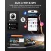 WOLFBOX 4K Dash Cam Front and Rear, WiFi UHD 2160P/1080P