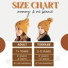 Funky Junque Matching Adult/Toddler Bundle - Detachable Pom Beanie -